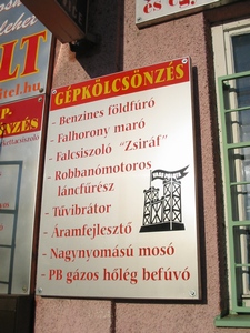 Eladó géppark